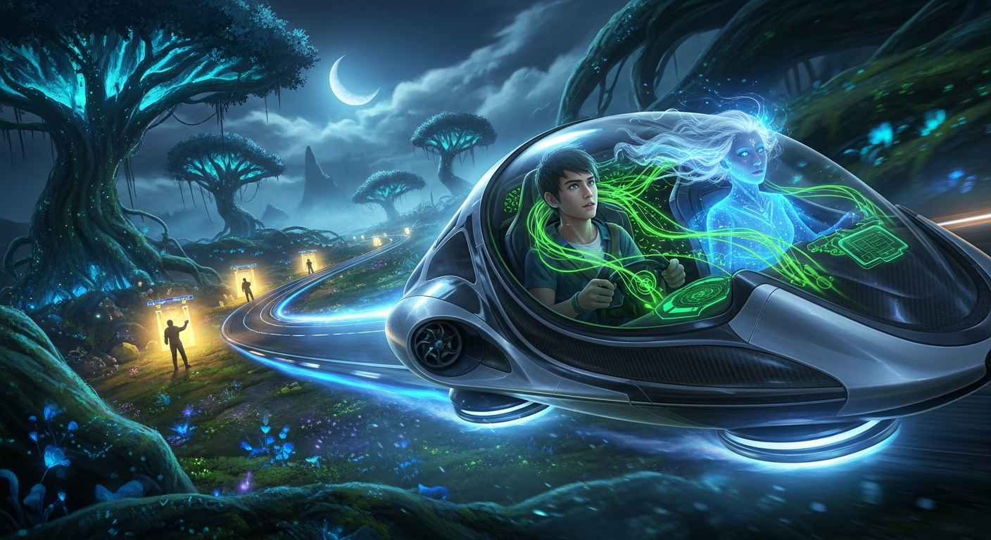 Kai's Capsule Journey with Luna's Spirit