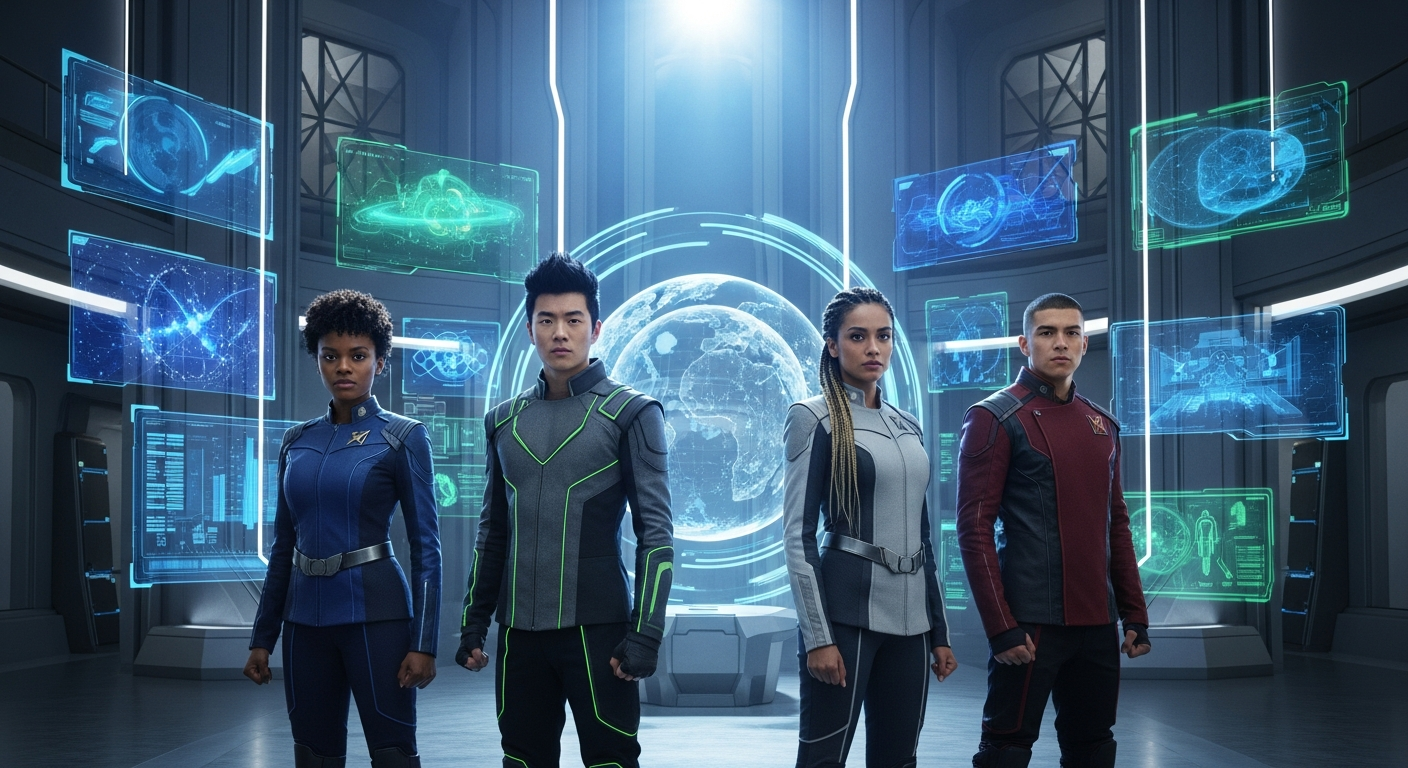 Die vier Auserwählten - Kai, Luna, Marcus und Aria