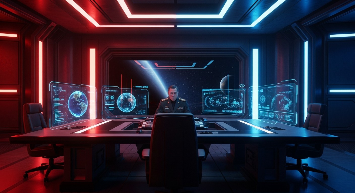 Admiral Chen im Kriegsrat - Strategische Entscheidung