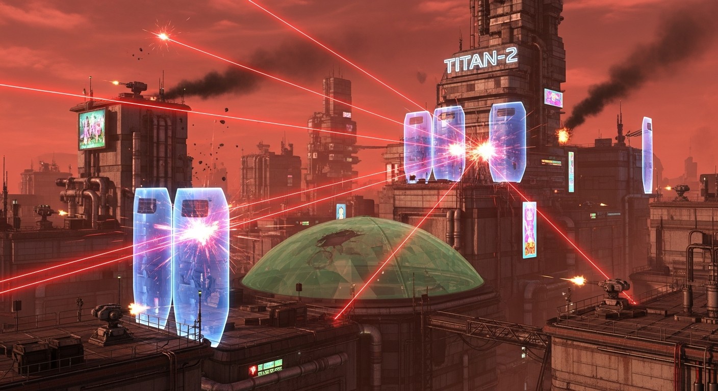 Titan-2 colony under siege - Red planet atmosphere