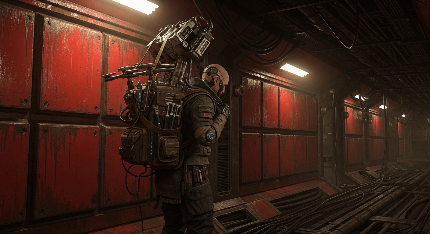 Roy working in tunnels - Redemption through labor